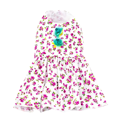 CATM Vestido de Flores con Flor Talla 6 para Gato