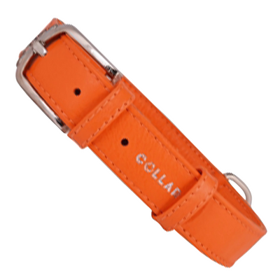 Glamour Collar Naranja Para Perro Mediano