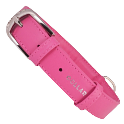 Glamour Collar Plano Rosa para Perro Grande