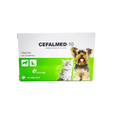 Cefalmed 10 Antimicrobiano 30 Tabletas Mederilab