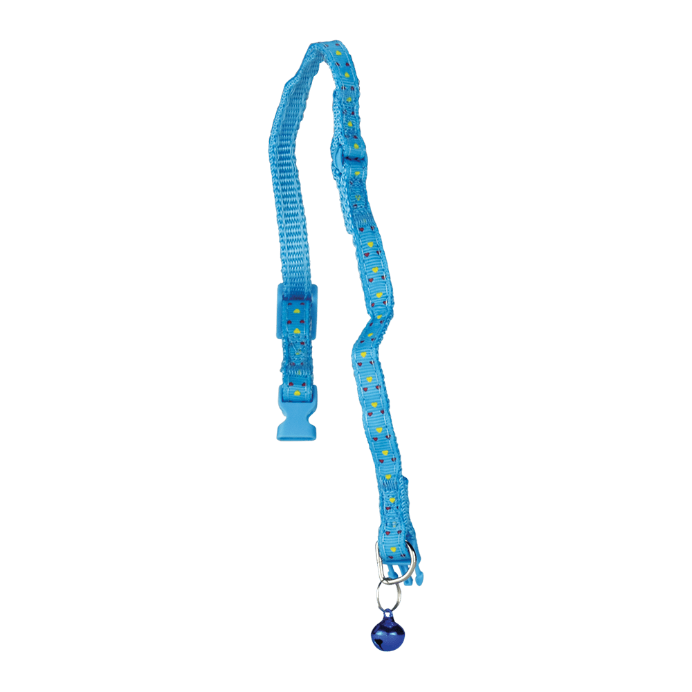 gato collar con cascabel