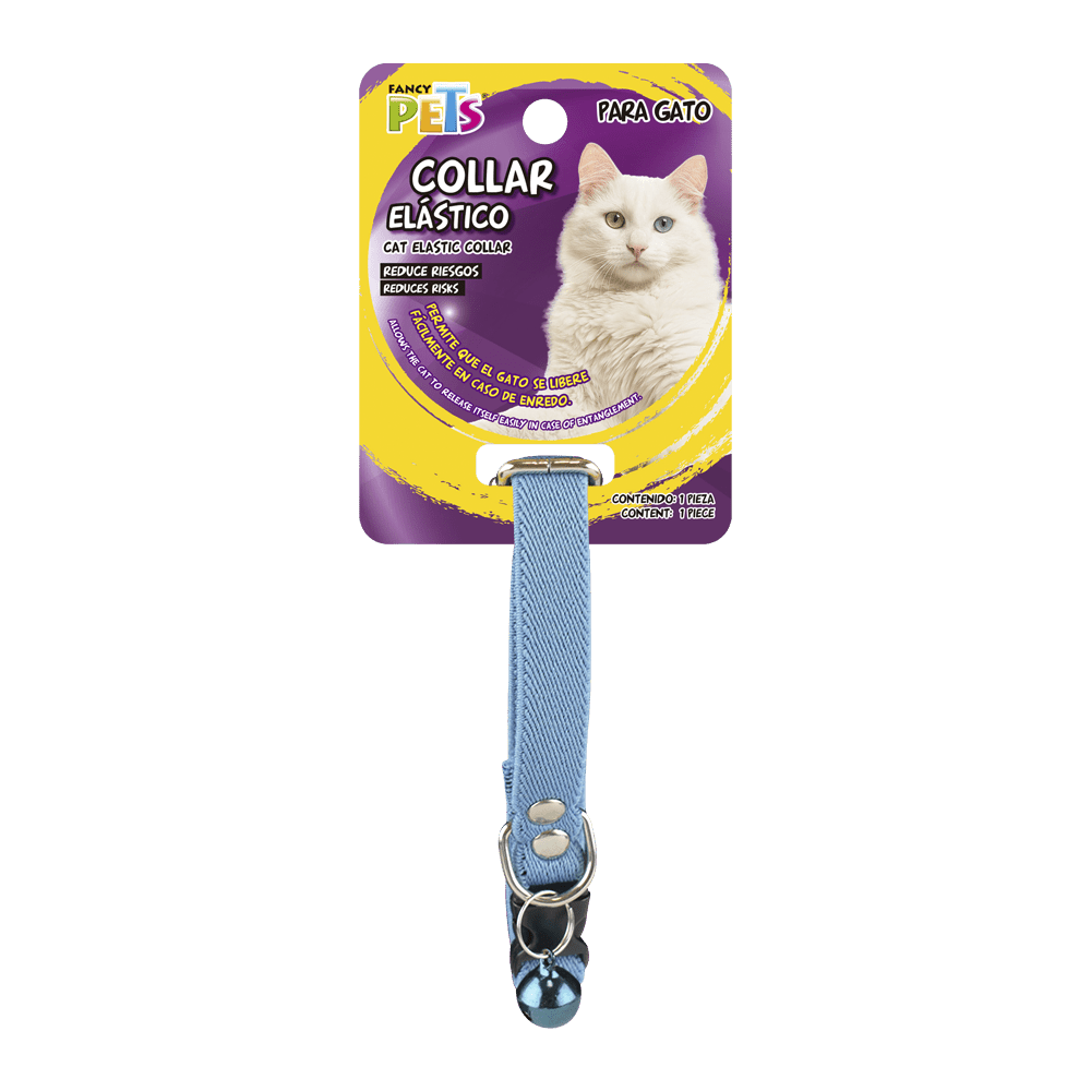 Collar con cascabel para gatos