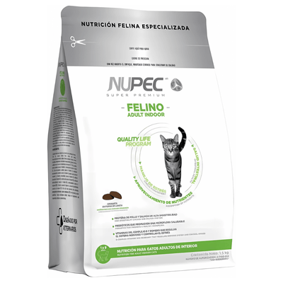 Nupec Felino Adulto Indoor 1.5 Kg - AniMALL