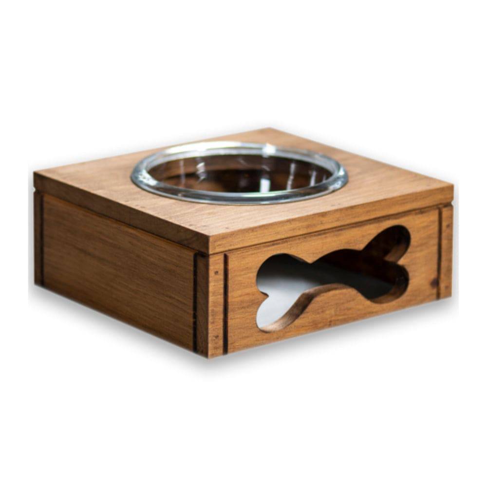 Comederos para perros de madera