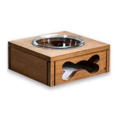 Comederos para perros de madera