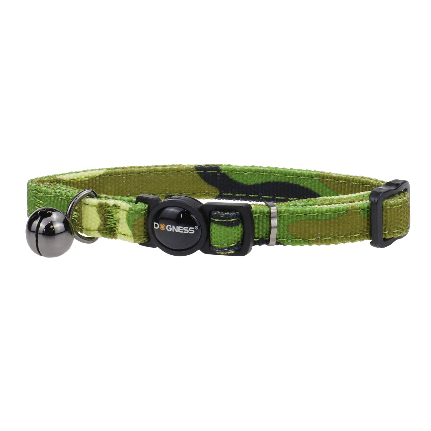 Dogness Collar Classic Camuflaje Verde Gato Mediano