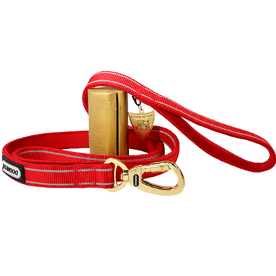 Dogness Correa Multifuncional Color Rojo Para Perro Talla M