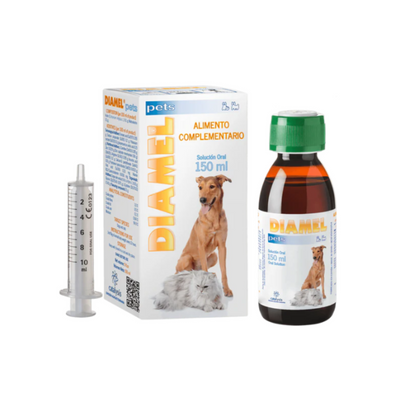CORTA CADUCIDAD 31 Jul 2026 - DIAMEL PETS, FRASCO SOLUCION ORAL 150 ML., CATALYSIS (MEDERILAB)