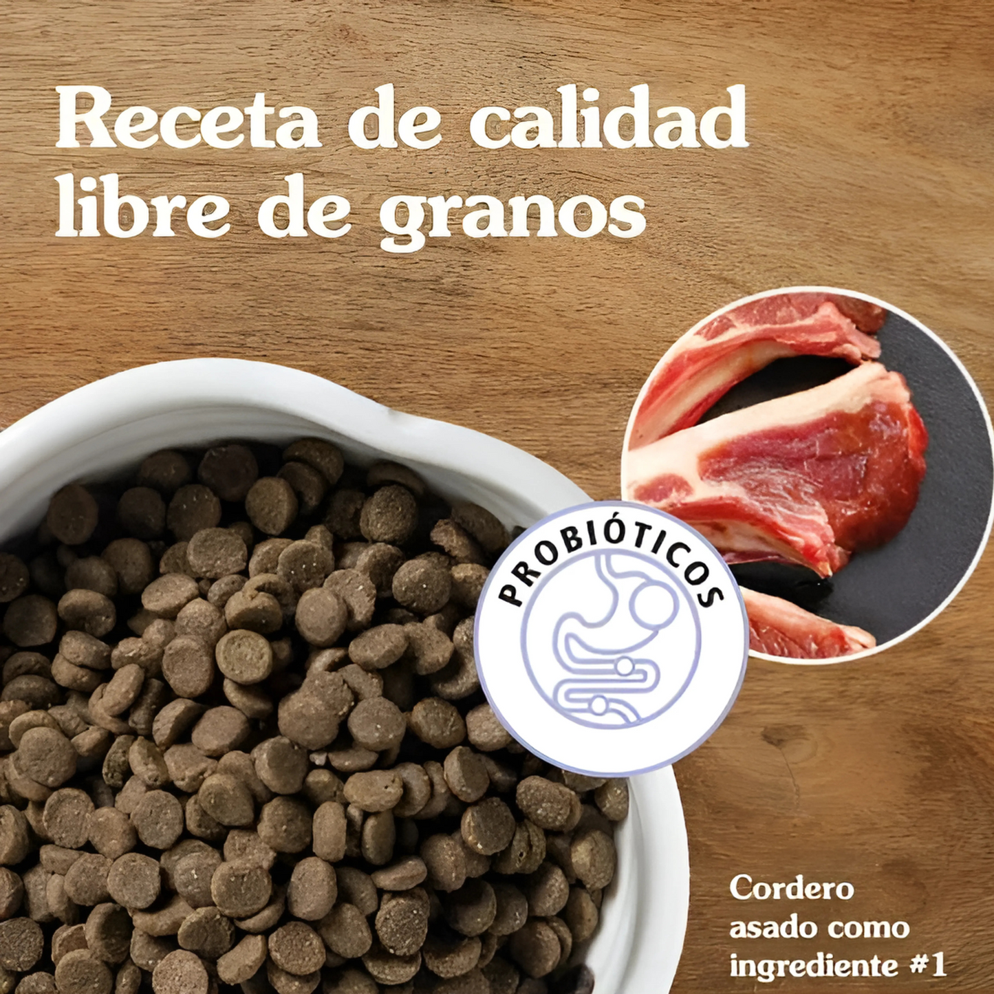 croquetas de cordero para perro