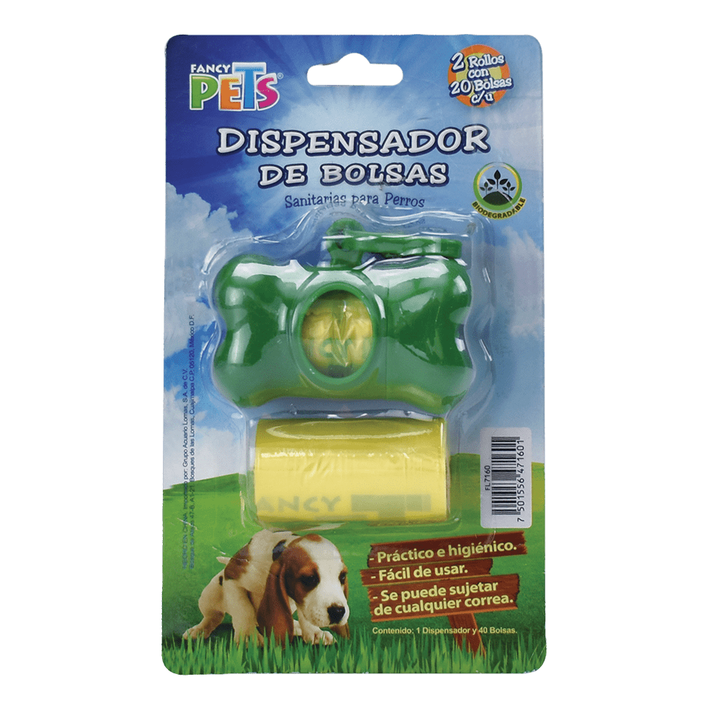Dispensador de Bolsas para Perros