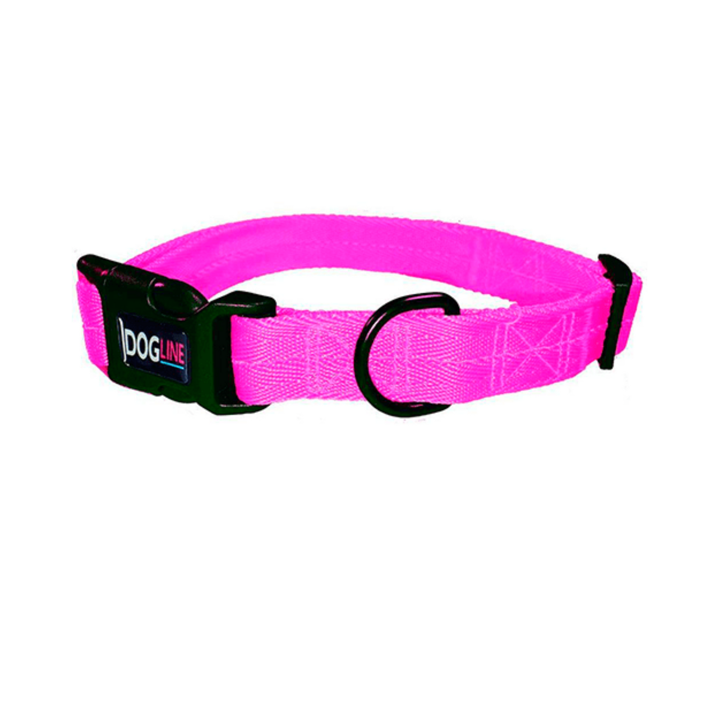 Dogline Collar de Nylon Color Rosa para Perro Talla G