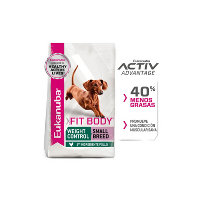 Eukanuba Fit Body (Weight Control) Razas Pequeñas 1.8kg