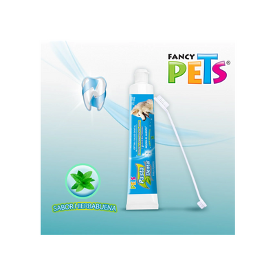 Fancy pets Kit Dental Pasta y cepillo dental para perros