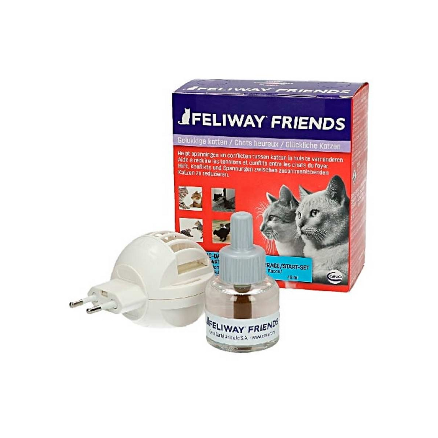Feliway Friends Set Difusor y Repuesto Gato 48 ml