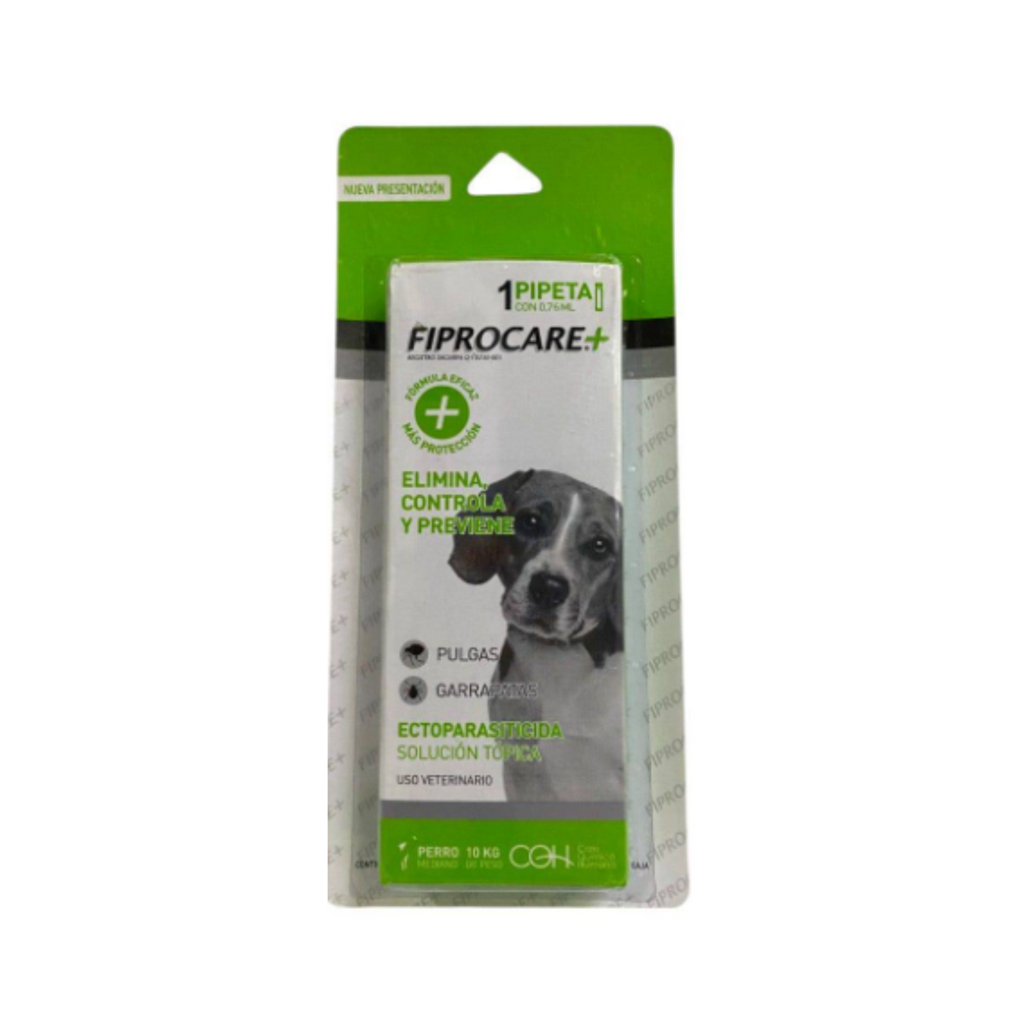 CORTA CADUCIDAD 31 Jul 2026 - FIPROCARE PIPETA PERRO MEDIANO UNIDOSIS