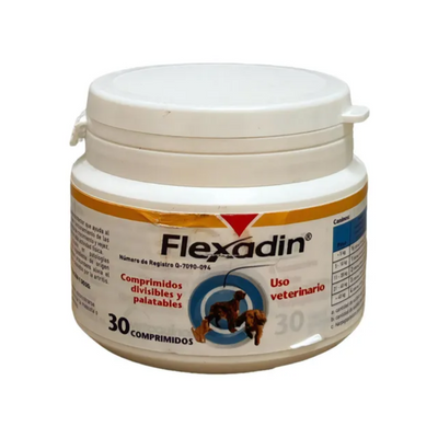 Flexadin Suplemento articular perros y gatos 30 tabletas, Vetoquinol