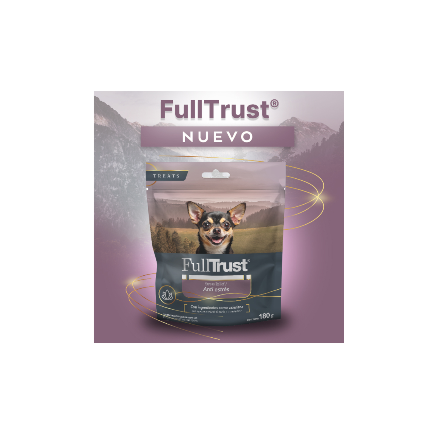 FullTrust Premios Stress Relief Anti Estrés para Perro 180 g