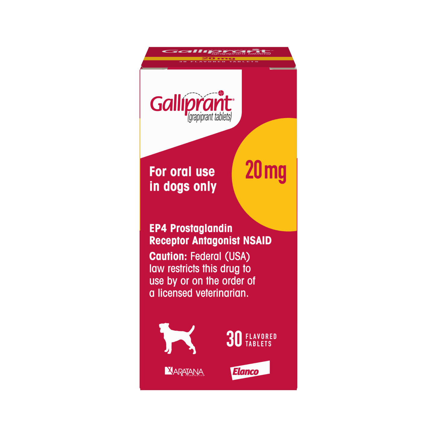 Galliprant 20 mg Perros | 30 Tabletas Antiinflamatorio Grapiprant
