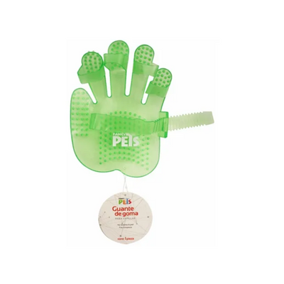 Guante de goma Fancy Pets para grooming, masaje y cepillado de mascotas en casa