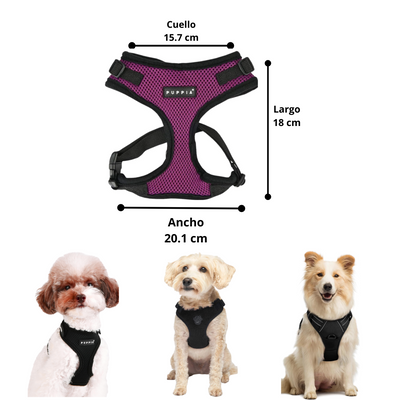 Puppia Arnés Color Morado Para Perro Talla M