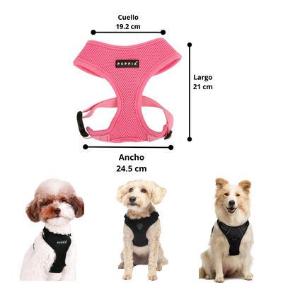 Puppia Arnés Color Rosa Para Perro Talla CH