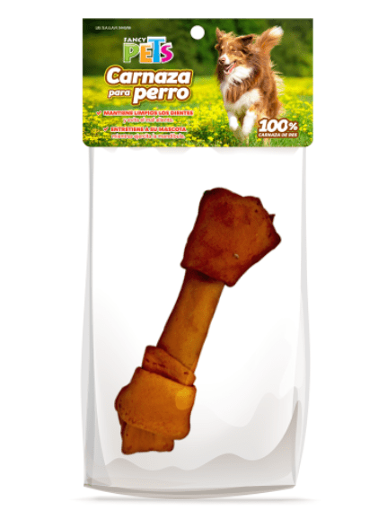 Huesos de Carnaza para perros (17-20 cm) Sabor Tocino 1 Pieza – Plaza