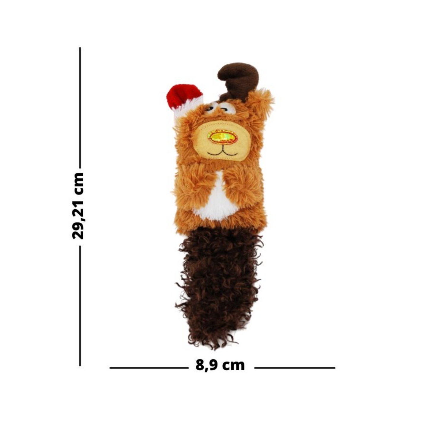 Kong Kickeroo Peluche Navideño Recargable de Catnip