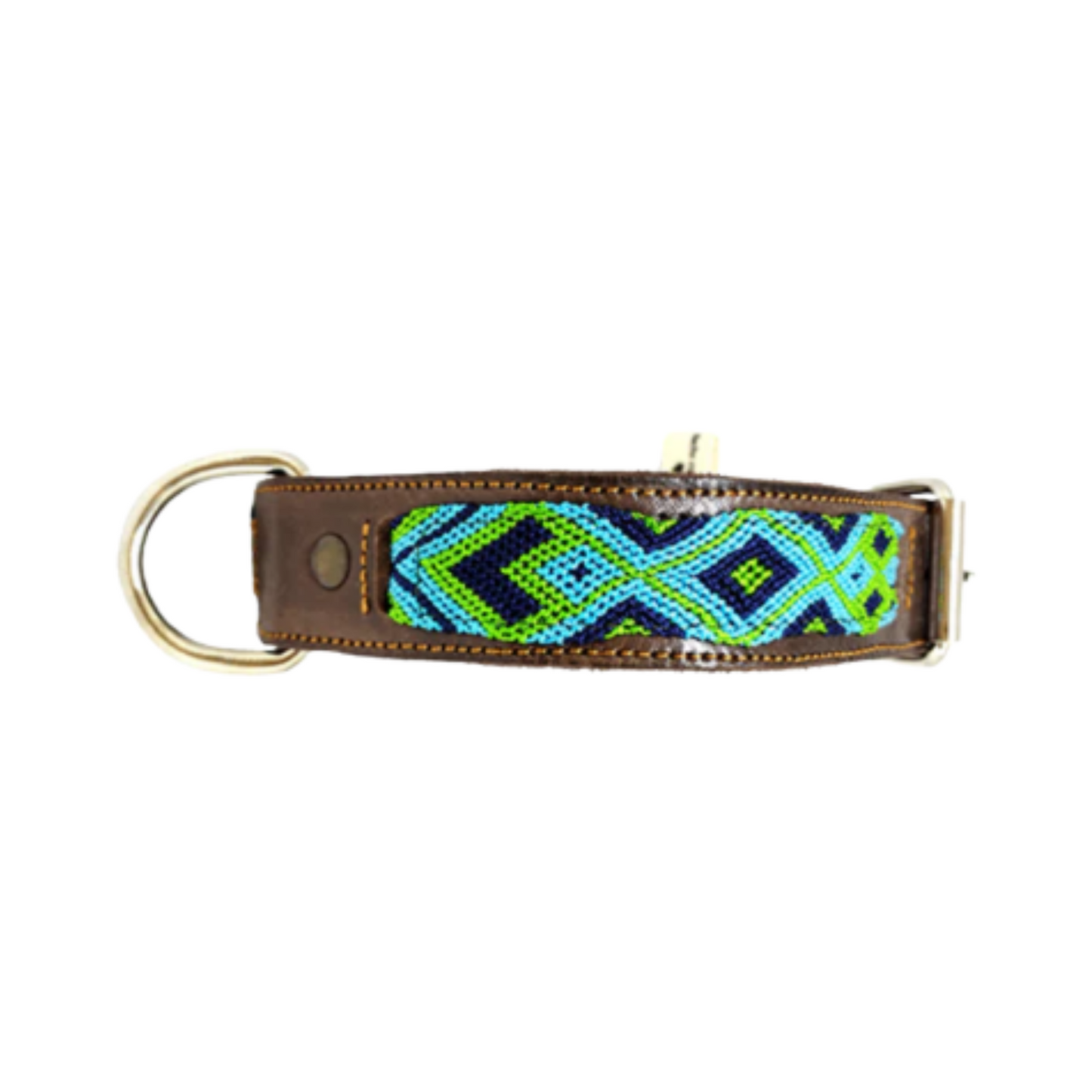 Kybopet Collar Artesanal Color Verde Para Perro Talla Chica