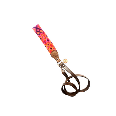 Kybopet Correa Artesanal De Piel Color Morado