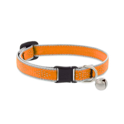 Lupine Pet Collar Color Naranja Neón con Cascabel para Gato