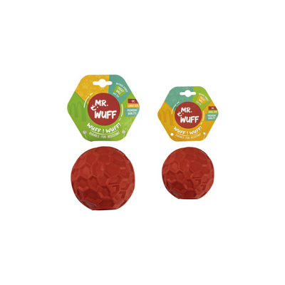 Mr Wuff Pelota Chica Dispensadora de Premios Color Rojo