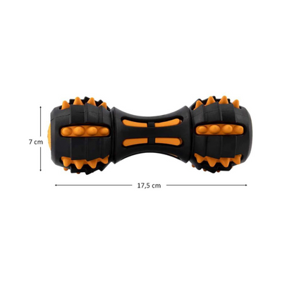 Mr Wuff Pesa Mordible Color Negro con Naranja