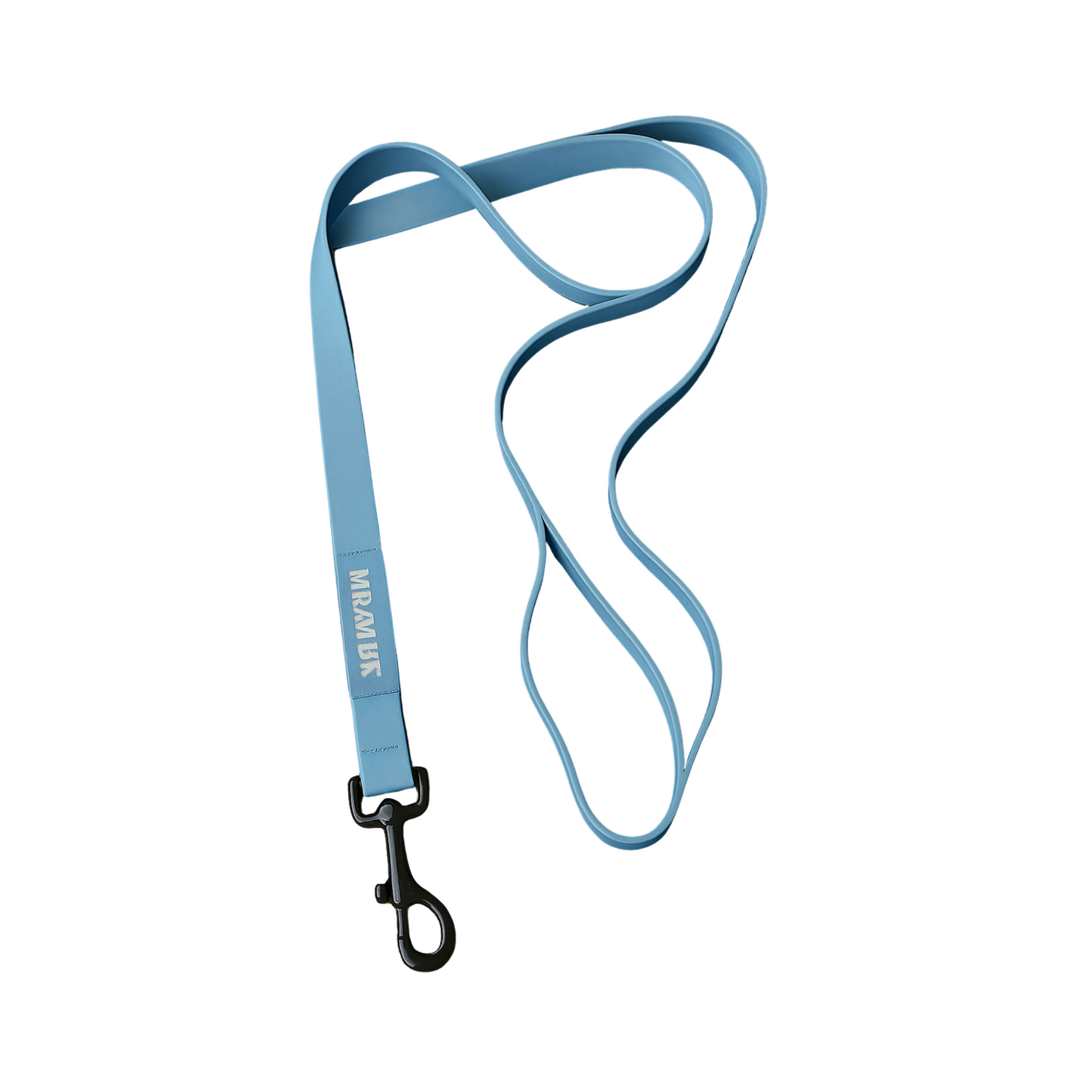 Mr. Wuff Correa para Perro PVC Textura Antideslizante Refuerzo de Nylon Color Azul