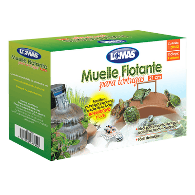 Muelle flotante para tortugas