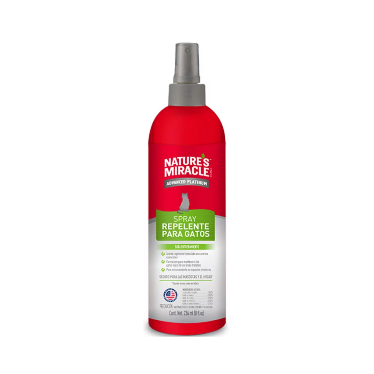 Natures Miracle Spray Repelente para Gatos 236 ml