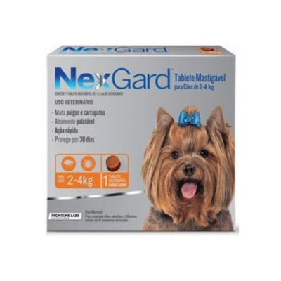 Nexgard 1 Tableta Masticable 2 a 4 Kg