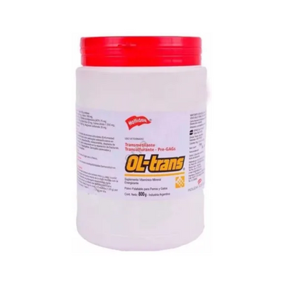Ol Trans Suplemento 800 g Holliday, polvo palatable mezclable con alimento para salud intestinal