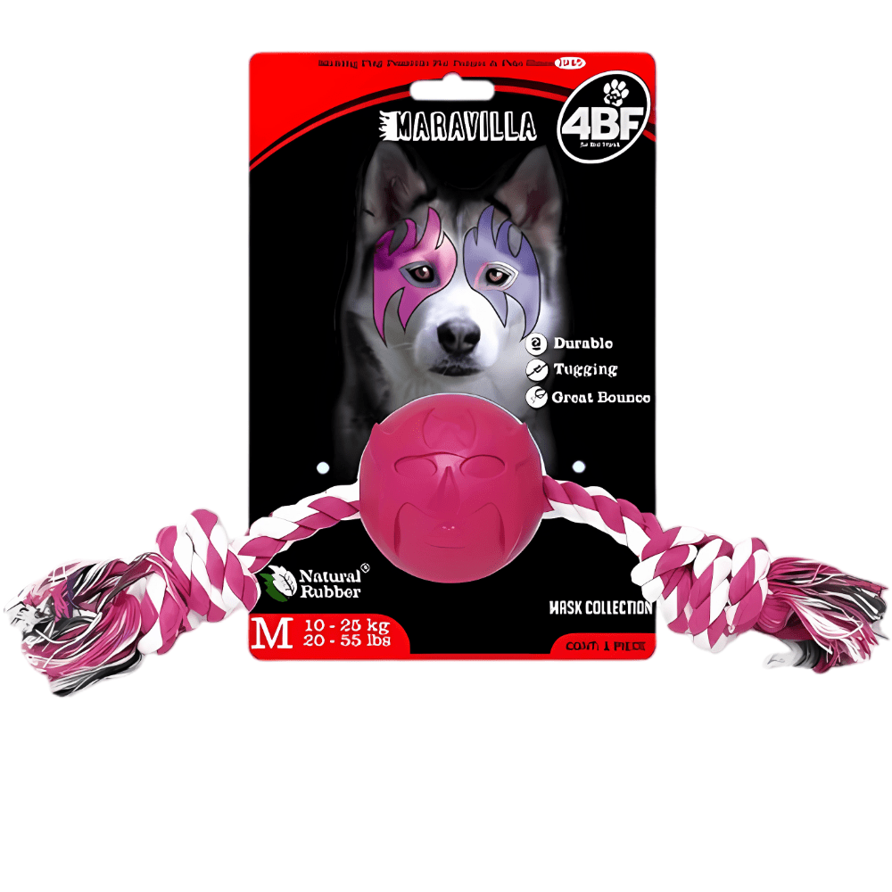 Pelota con Cuerda Maravilla Mask Med - AniMALL