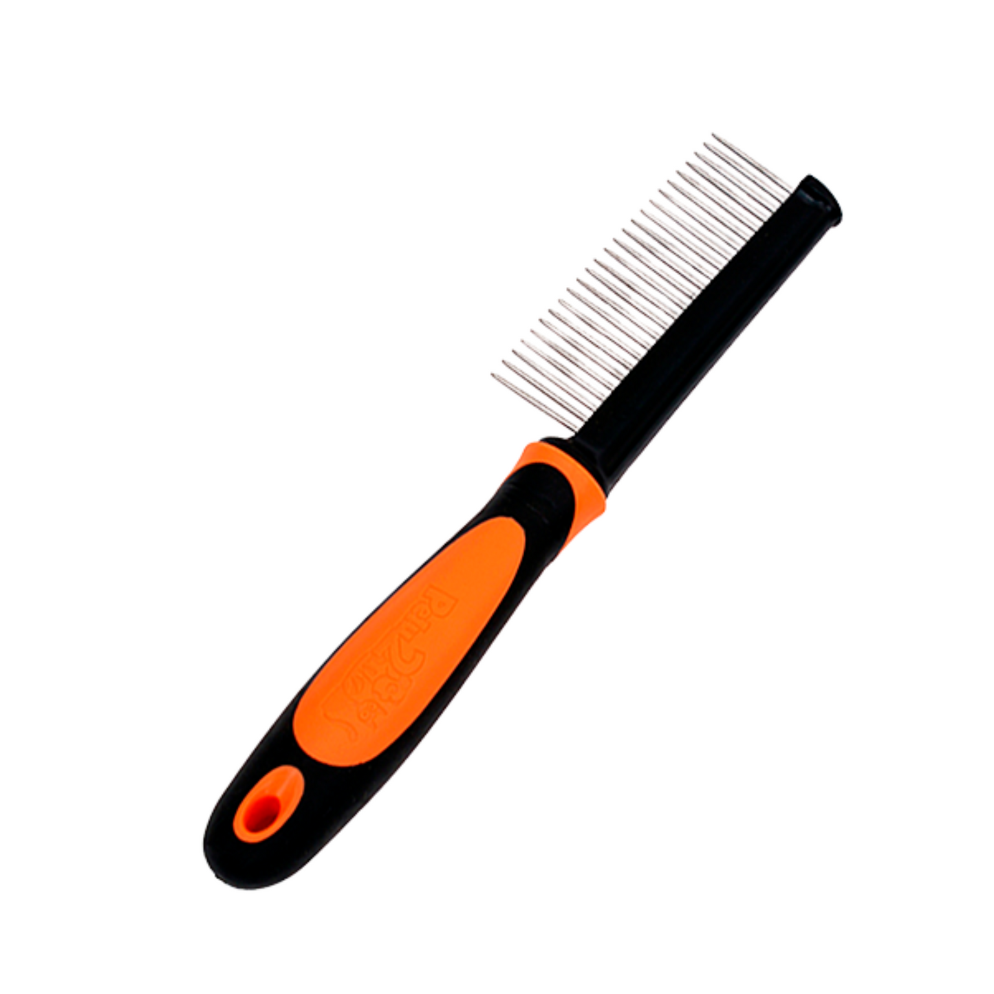 Pelu2 Peine Mediano Quita Nudos Color Naranja con Cerdas Metalicas