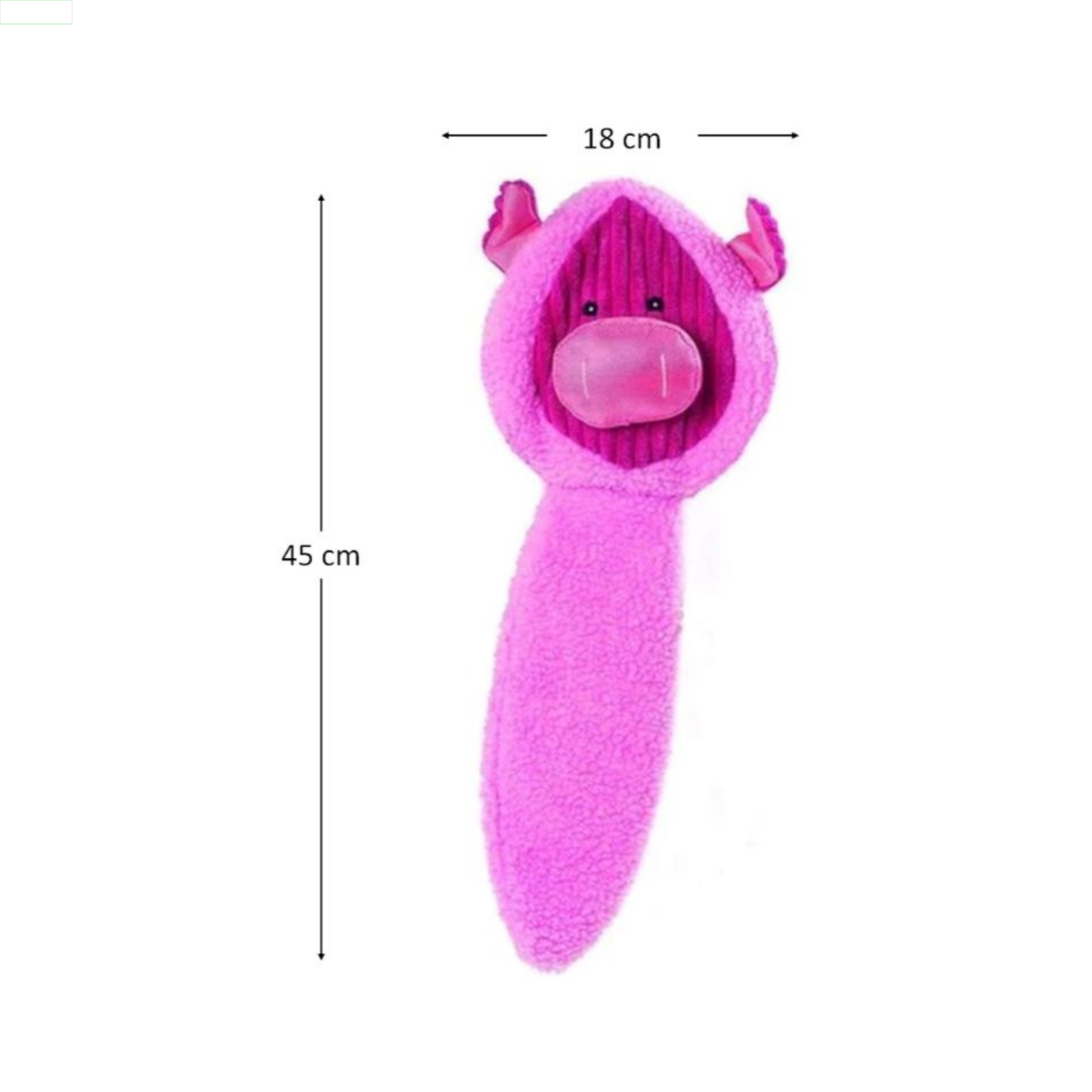 Petit Monsters Cerdito Cola Larga Juguete para Mascotas Mediano