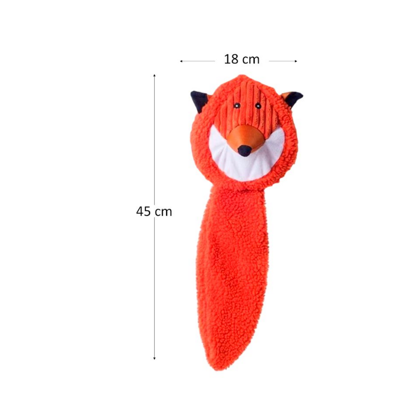 Petit Monsters Zorro Cola Larga Juguete para Mascotas Mediano