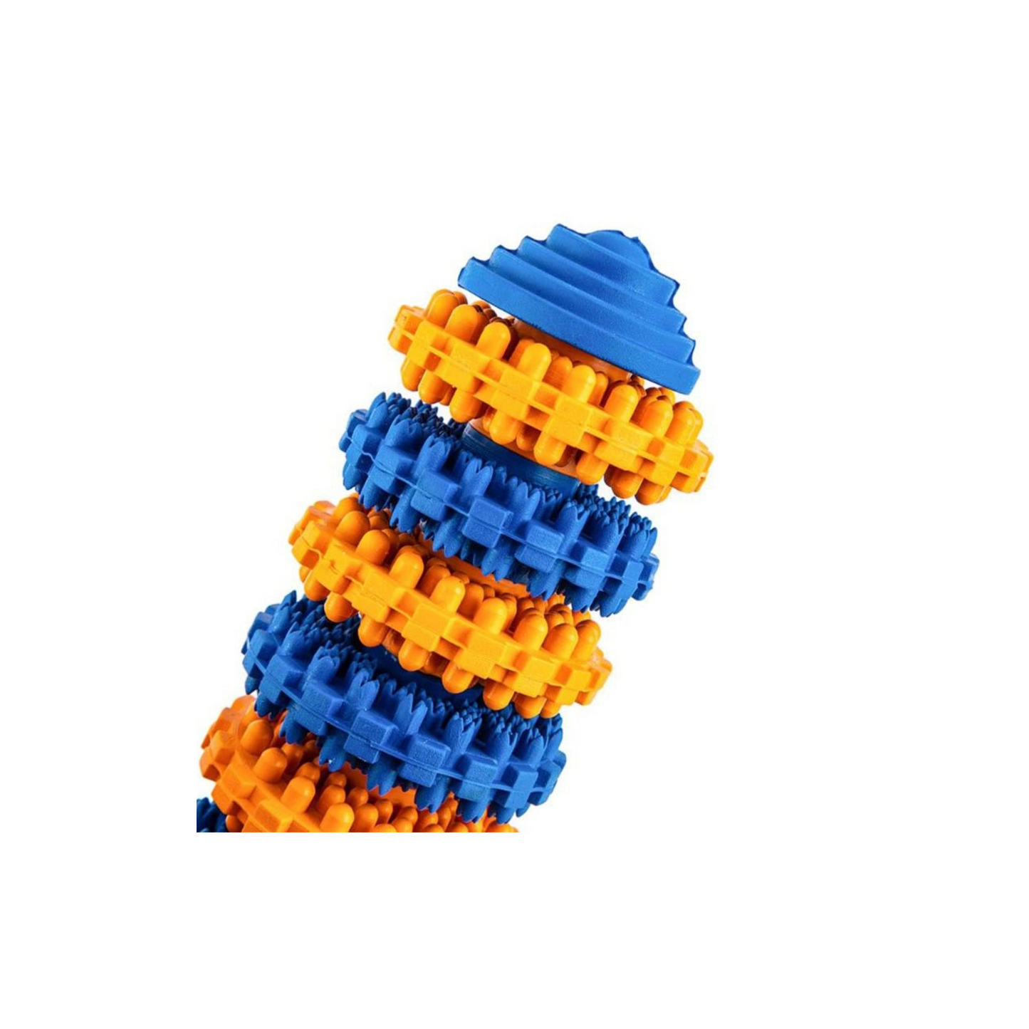 Pets&More Juguete Limpia Dientes para Mascotas Mediano Color Azul con Naranja