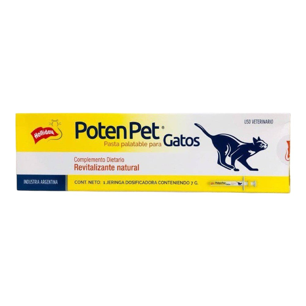Poten Pet Pasta Palatable Gatos Jeringa Dosificadora de 7 gr Holliday