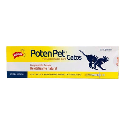 Poten Pet Pasta Palatable Gatos Jeringa Dosificadora de 7 gr Holliday
