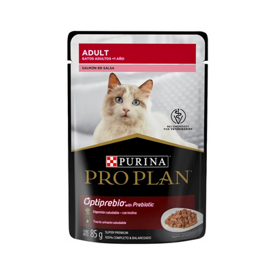 24 Pouches Pro Plan Gato Adulto de Salmón 85 gr