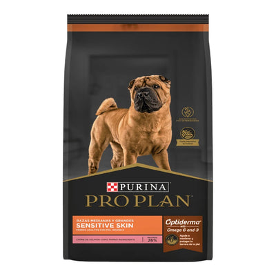 Croquetas Pro Plan Sensitive Skin con salmón para perro piel sensible