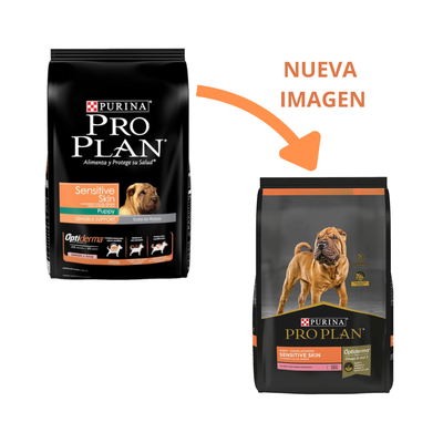 Croqueta Pro Plan Sensitive Skin Cachorro con salmón para piel sensible