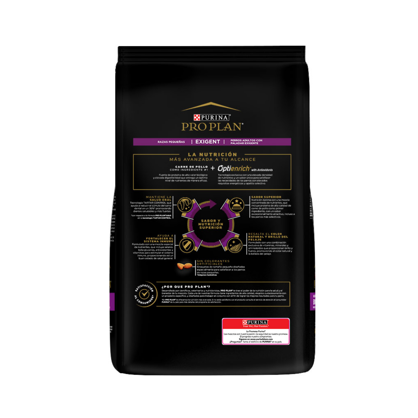 Pro Plan Exigent Adulto Raza Pequeña Con Optienrich 7.5 kg