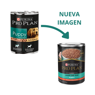 12 Latas Pro Plan Cachorro Pollo y Arroz 368 g