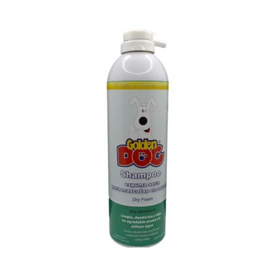 Shampoo en seco para Perros en Aerosol 400 ml Golden Dog